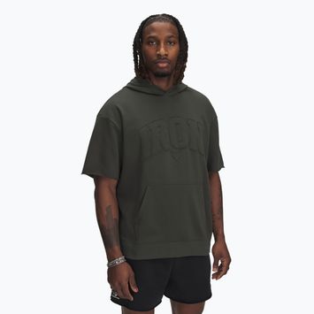Мъжки потник Under Armour Project Rock SS Terry Hoody baroque green / baroque green