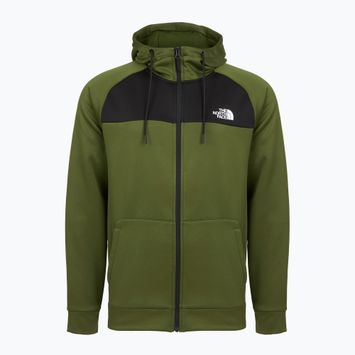 Мъжки суитшърт The North Face Reaxion Fleece Full Zip Hoodie woodland green/black