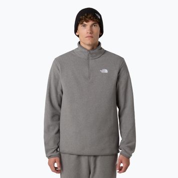 Мъжки суитшърт от полар The North Face Glacier Fleece 1/4 Zip mid grey heather