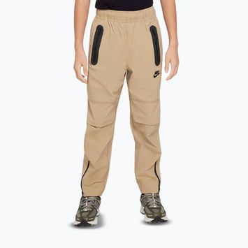 Детски панталони Nike Tech Woven parachute beige/black