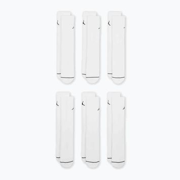 Чорапи Jordan Everyday Cushioned Crew 6 чифта white/black