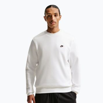 Мъжки суитшърт Nike Club Fleece Crew white/black