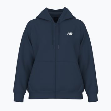 Дамски суитшърт New Balance Fleece Logo Full Zip athletic nb navy