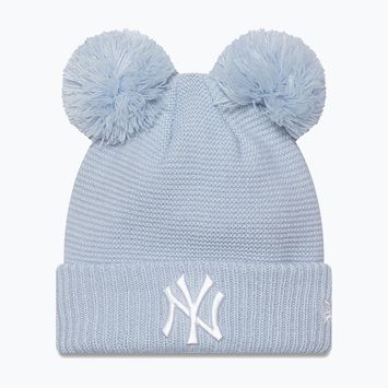 Дамска зимна шапка New Era Wmns Double Pom Nyy pastel blue