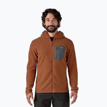 Мъжки потник за трекинг Patagonia R1 Air Full-Zip robin brown
