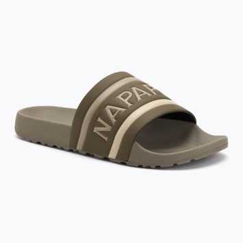 Мъжки чехли Napapijri NP0A4IQV dark olive 2