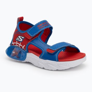 Детски сандали SKECHERS Creature Splash синьо/червено