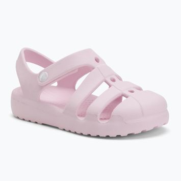 Детски сандали Crocs Classic Fisherman розово мляко