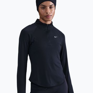 Дамски суитшърт за бягане Nike Tempo Swoosh Run Dri-Fit 1/4-Zip black/white