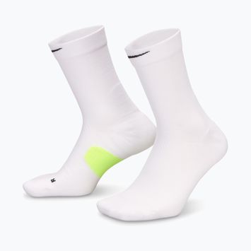 Чорапи Nike Running Midweight Crew white/volt/black