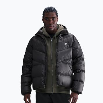 Мъжко пухено яке Nike Windrunner black/black/white