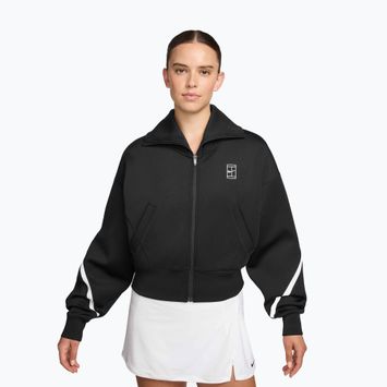 Дамски тенис суитшърт Nike Advantage Dri-Fit FZ black/white