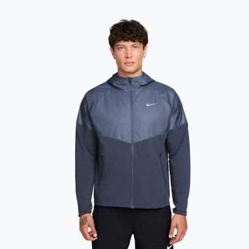 Мъжко яке за бягане Nike Miler Repel Winterised thunder blue