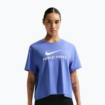 Дамска тениска за тренировка Nike Pro Dri-Fit Loose sapphire/white