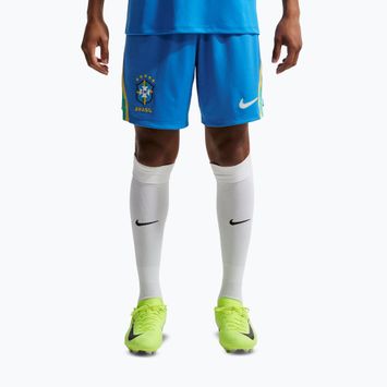 Мъжки футболни шорти Nike Brazil 2026 Stadium Home lt photo blue/light mint/white