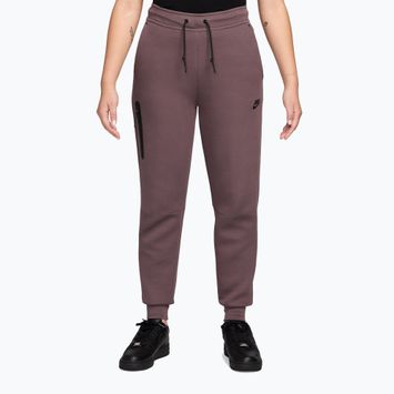 Дамски панталони Nike Sportswear Tech Fleece Mid-Rise tattoo/black