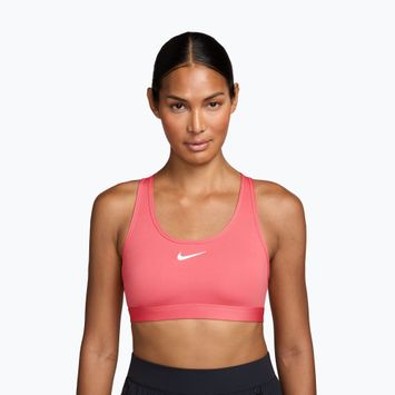 Спортен сутиен Nike Swoosh Medium Support Training Bra sea coral/white