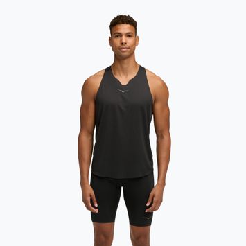 Мъжка тениска за бягане HOKA Race Singlet hoka black