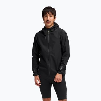 Мъжко яке за бягане HOKA Skybreeze Waterproof GTX black