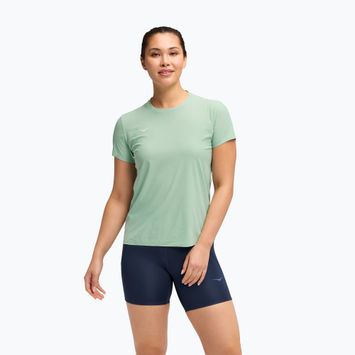 Дамска тениска за бягане HOKA Airolite 2.0 jade