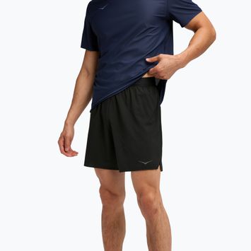 Мъжки шорти за бягане HOKA Glide 7'' 2in1 black