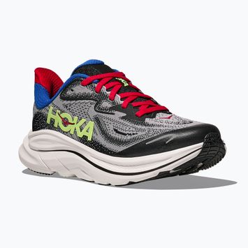 Детски обувки за бягане HOKA Clifton 10 foggy grey/black