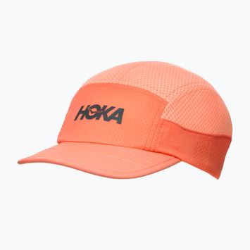 Шапка с козирка HOKA Trail Race neon cantaloupe
