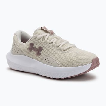 Дамски маратонки за бягане Under Armour Charged Surge 4 summit white/tourmaline pink/metallic tourmaline pink