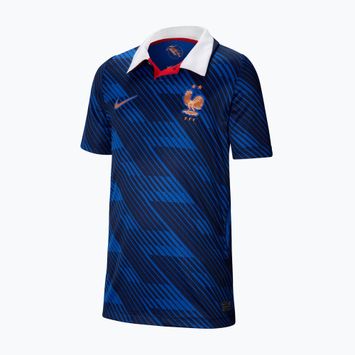 Детска футболна тениска Nike FFF 2026 Stadium Home game royal/metallic copper