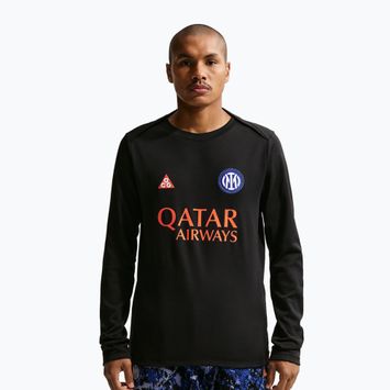 Мъжка футболна блуза с дълъг ръкав Nike Inter Milan Academy Pro Warm SE black/safety orange