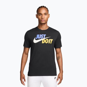 Мъжка тениска Nike Sportswear JDI black/sapphire/sail/saffron quartz