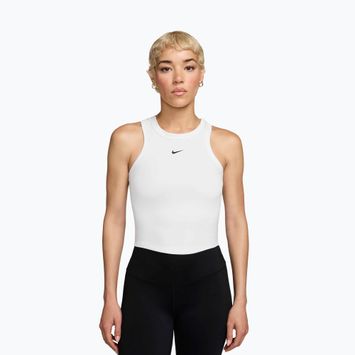 Дамска тениска Nike One Fitted Dri-Fit Cropped Tank thunder white/black