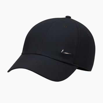 Шапка с козирка Nike Dri-Fit Club Unstructured Metal Swoosh 2026 black/metallic silver