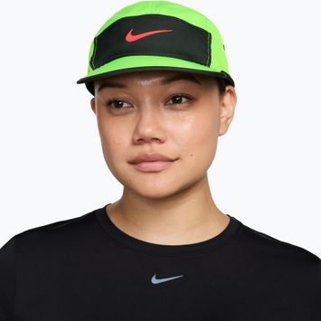 Шапка с козирка Nike Dri-Fit Fly electric green/black spruce/hot lava