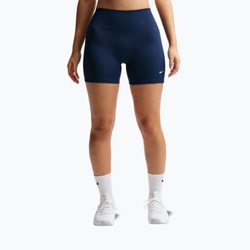 Дамски тренировъчни шорти Nike One midnight navy/white
