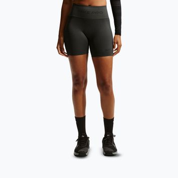 Дамски шорти Nike Pro Seamless High-Waisted Biker 5" dark smoke grey