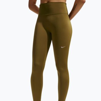 Дамски клин за бягане Nike Tempo High-Waisted 7/8 olive flak