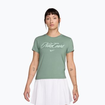 Дамска тениска/фланелка за тенис Nike Court Heritage steam/barely green