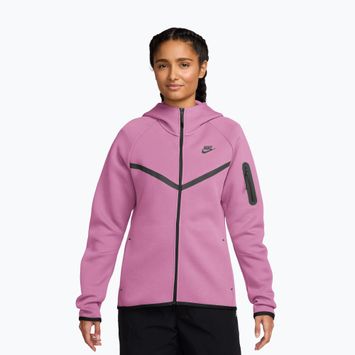 Дамски суитшърт Nike Sportswear Tech Fleece Windrunner light magenta/black
