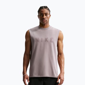 Мъжка тренировъчна тениска Nike Athletic Club Dri-Fit light violet ore/light violet ore