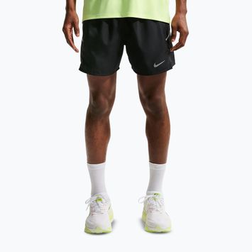 Мъжки шорти за бягане Nike Miler Dri-Fit 2in1 5" black/black