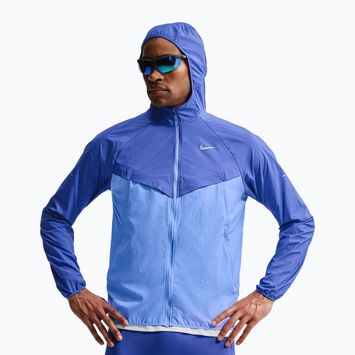 Мъжко яке за бягане Nike Stride Repel UV lapis/royal pulse
