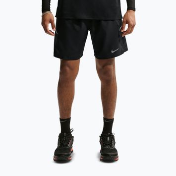 Мъжки шорти за бягане Nike Miler Dri-Fit Brief Lined7" black/black