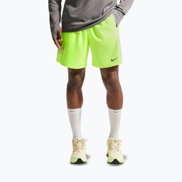 Мъжки шорти за бягане Nike Miler Dri-Fit 2in1 7" volt ice/barely volt