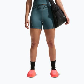 Дамски къси панталони/шорти Nike Pro Sculpt High Waisted 5" Biker mineral slate/faded spruce/white