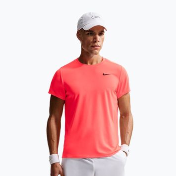Мъжка тениска/фланелка за тенис Nike Court Dri-Fit Victory hot lava/black
