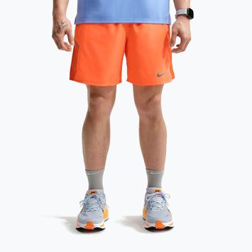 Мъжки шорти за бягане Nike Miler Dri-Fit 2in1 7" total orange