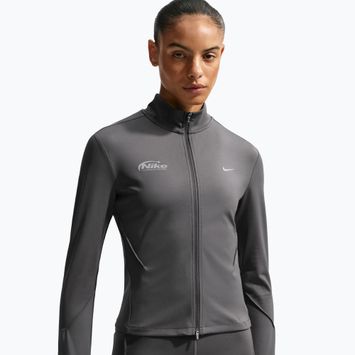 Дамски суитшърт за бягане Nike Swift Dri-Fit Full Zip Mid-Layer medium ash