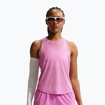 Дамска тениска за бягане Nike Swift Breathe Dri-Fit light magenta/photon dust