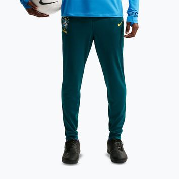 Мъжки футболни панталони Nike Brazil Academy Pro Dri-Fit geode teal/light mint/midwest gold